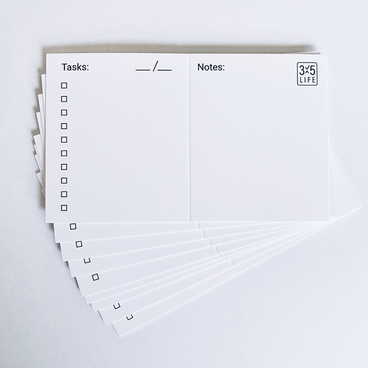 3x5 Note Pack - 90 day supply