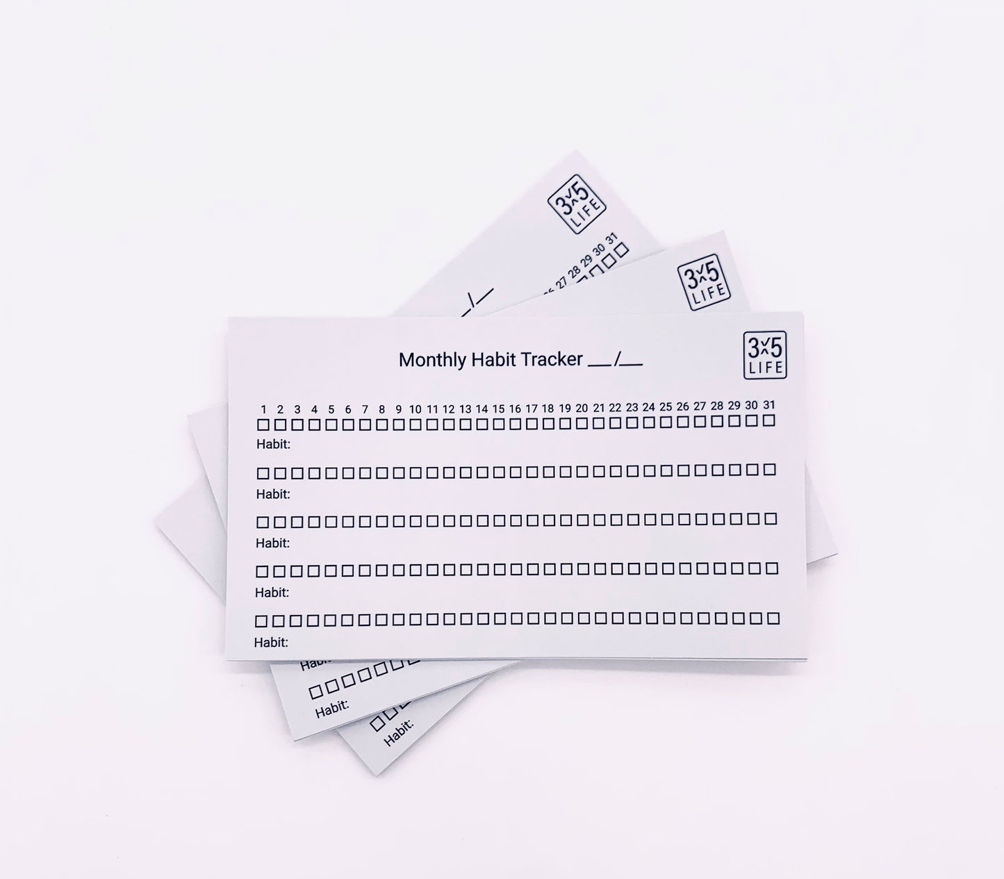 3x5 Life System & Mini Course (Schedule Card version)