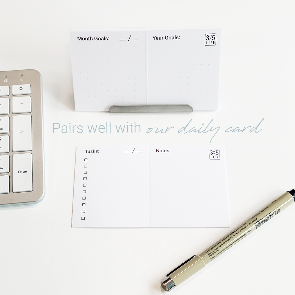 3x5 Life System & Mini Course (Note Card version)
