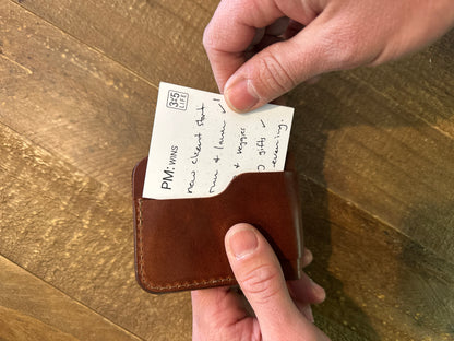 The EDC Wallet: Primetime Leather x 3x5