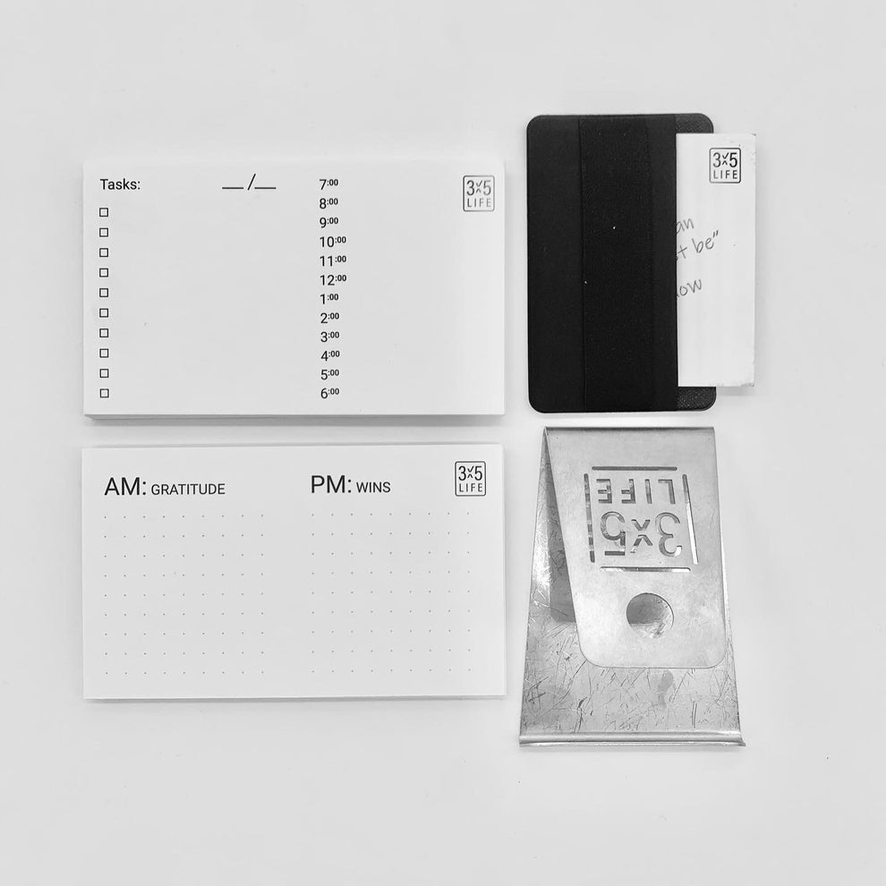 3x5 Life System & Mini Course (Schedule Card version)