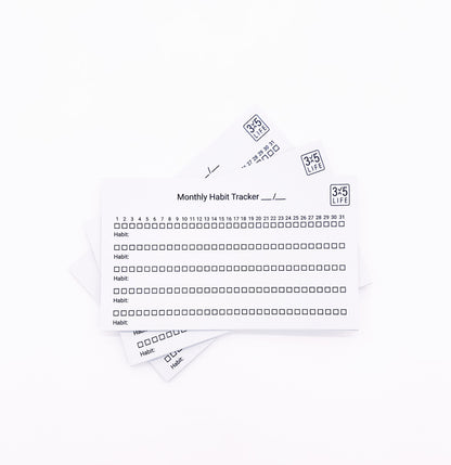Habit Tracker & Weekly Review Yearly Bundle
