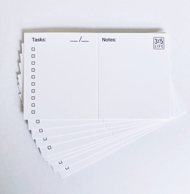 3 x 5 Starter Kit - Note Pack Edition – 3x5 Life