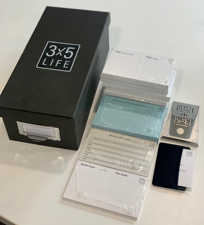 3x5 Life System & Mini Course (Note Card version)